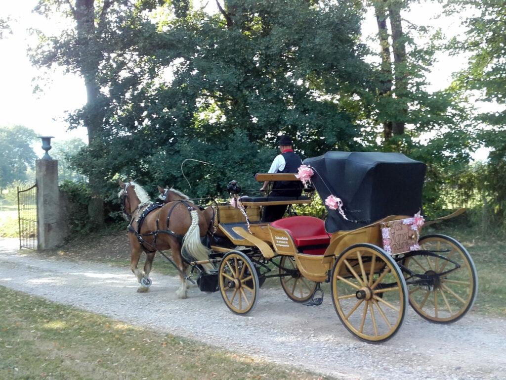 Calèche mariage haute savoie